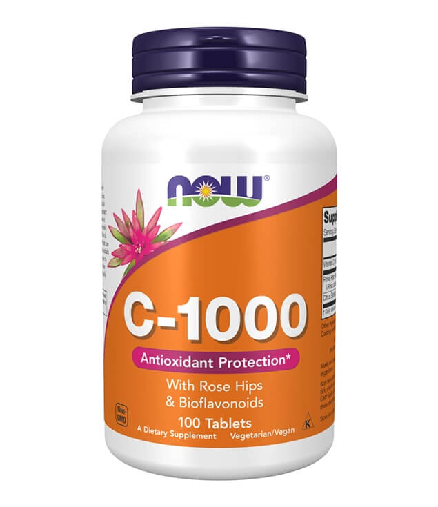 NOW FOODS | VITAMIN C-1000 ANTIOXIDANT PROTECTION VEG TABLETS